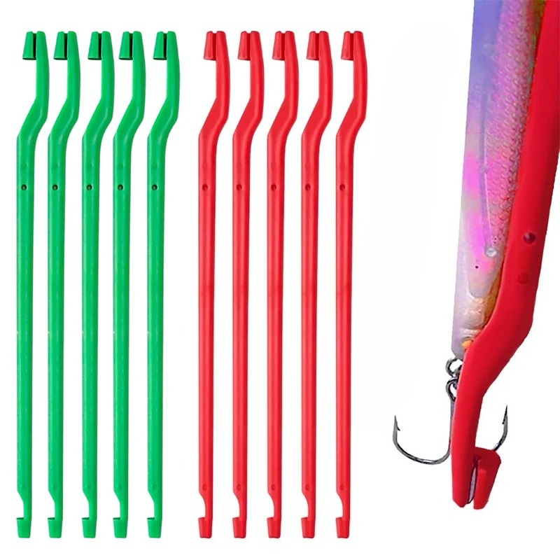 Saltwater Fishing Hook - 5 adet yem kancası sökme çubuğu,