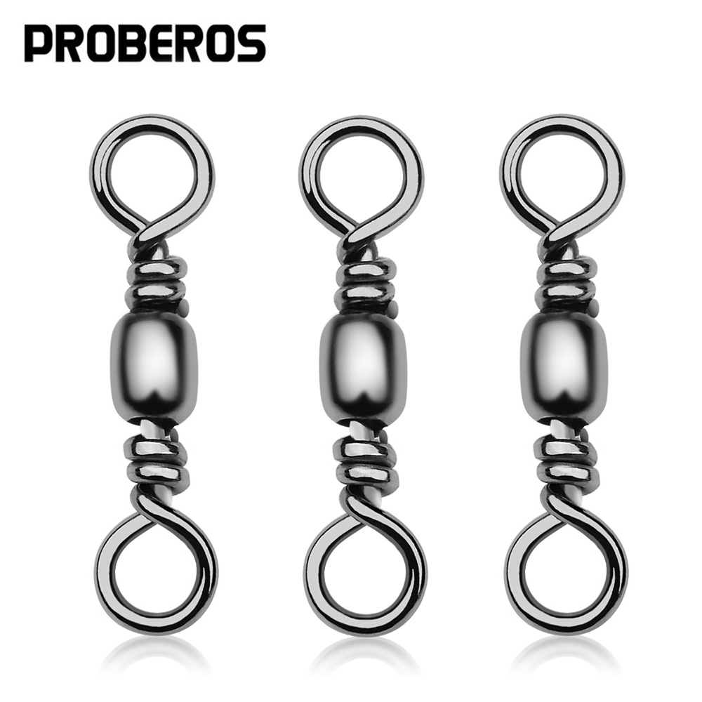 Saltwater Fishing Hook - 100 Adet Balıkçılık Fırdöndüler Konektörü Varil