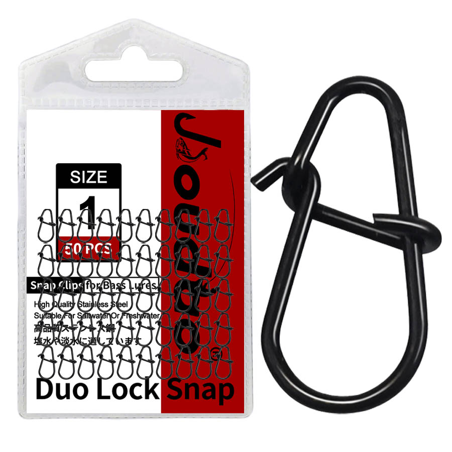 Fishing Swivel Connector - 50 adet Crankbait Snaps Paslanmaz Çelik