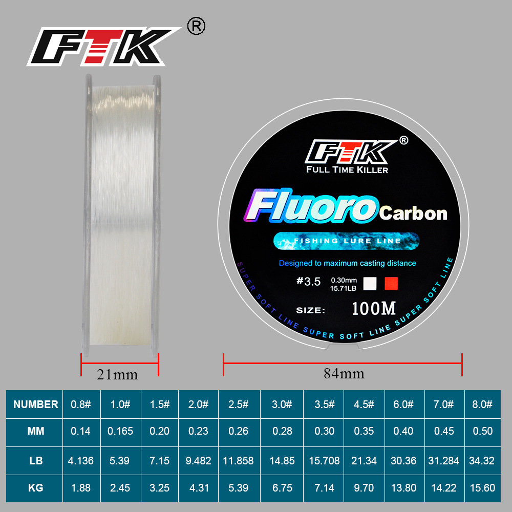 100 M Florokarbon Kaplama olta - Fluorocarbon Line incelemesi ve fiyatı