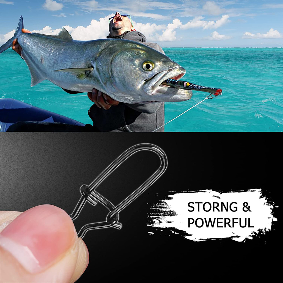 50 adet Crankbait Snaps Paslan - Fishing Swivel Connector incelemesi ve fiyatı