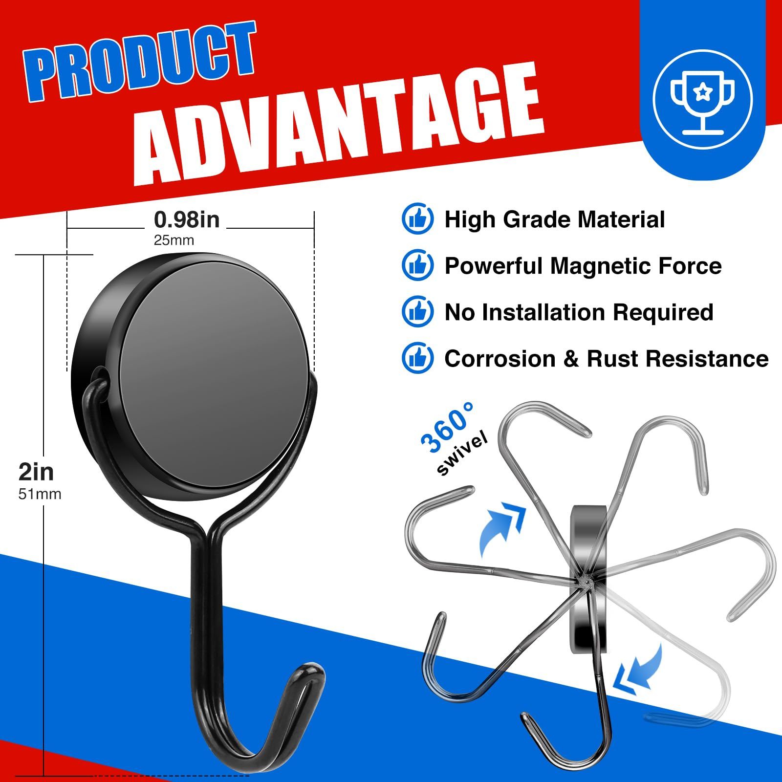 Manyetik Kancalar Döner Salınc - Fishing Swivel Connector incelemesi ve fiyatı